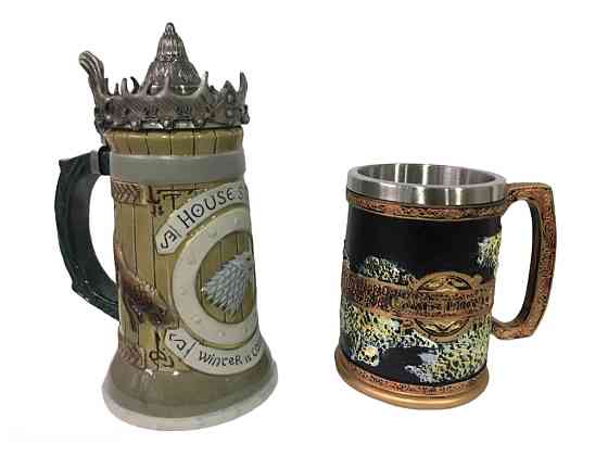 Подарочный набор Кухоль Игра Престолов Дом Старков и Кухоль Сим Королевств (код 00548) Киев