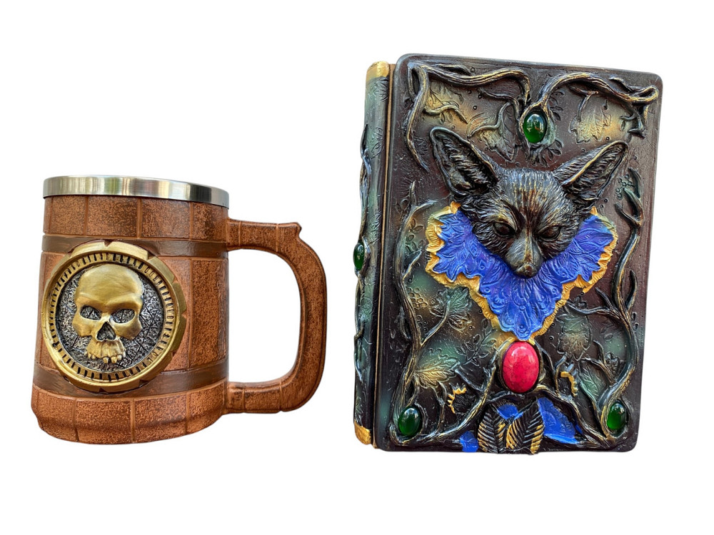 Подарочный набор Кружка 3 Череп и Блокнот 3 «Лесный Гримуар Лисы» Киев - изображение 3