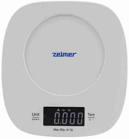 Весы кухонные ZELMER ZKS1450 5 кг белые Київ