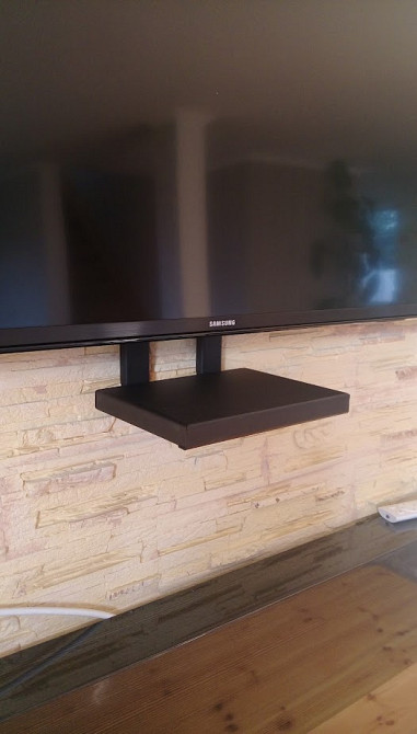 Комплект для установки ТВ с полкой для тюнера ElectricLight 13b61m-Black черный Киев - изображение 3