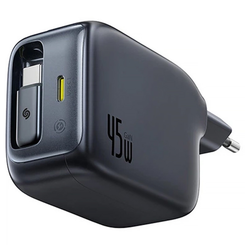 СЗУ Baseus EnerCore CJ11 PD45W with retractable cable (2USB-C) (E0120G) Херсон - зображення 1