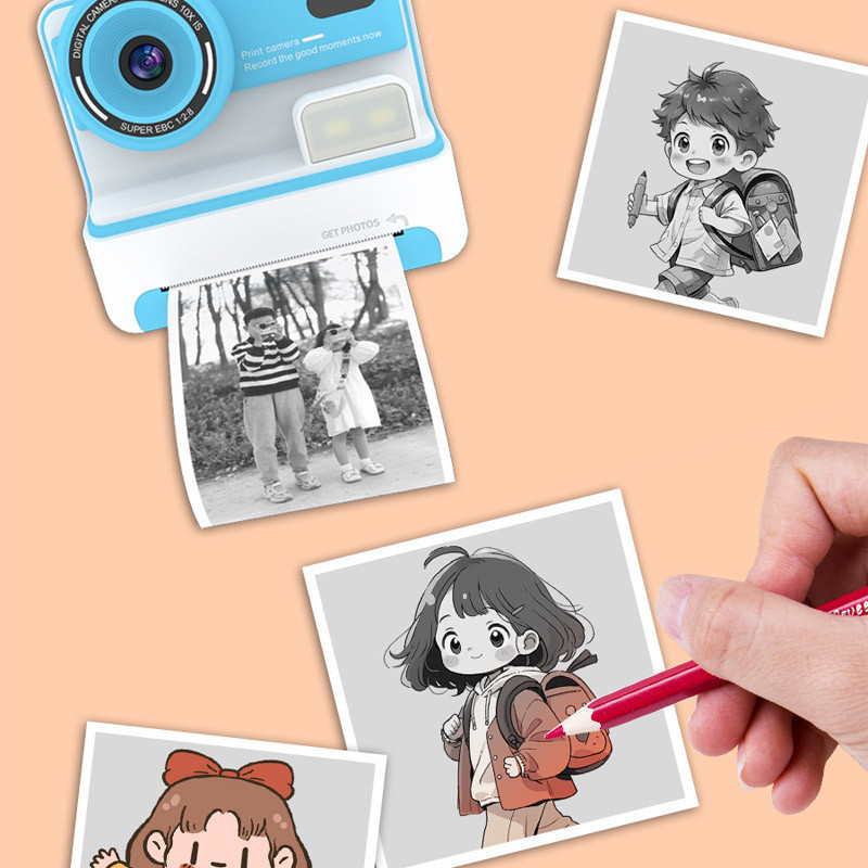 Детская фотокамера моментальной печати D101 Херсон - зображення 3