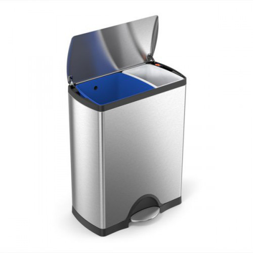 Урна двойная с педалью 46л FPP Київ - зображення 1