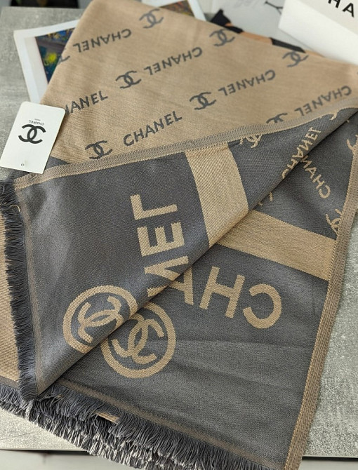 Палантін шарф CHANEL двосторонній AN86 Киев - изображение 2