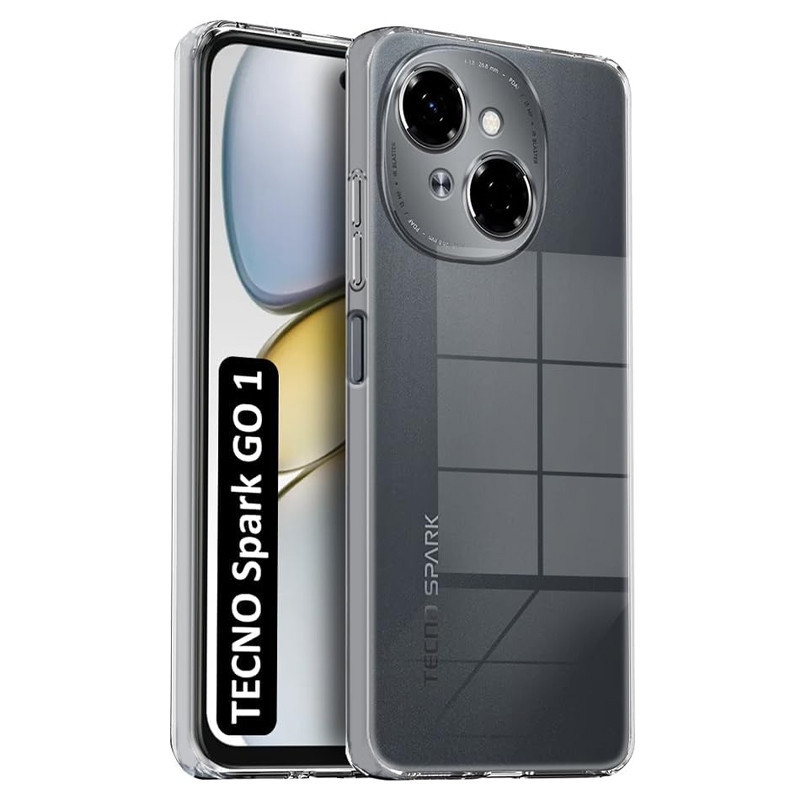 TPU чехол Epic Transparent 1,5mm Full Camera для TECNO Spark Go 1 (KL4) Херсон - зображення 1