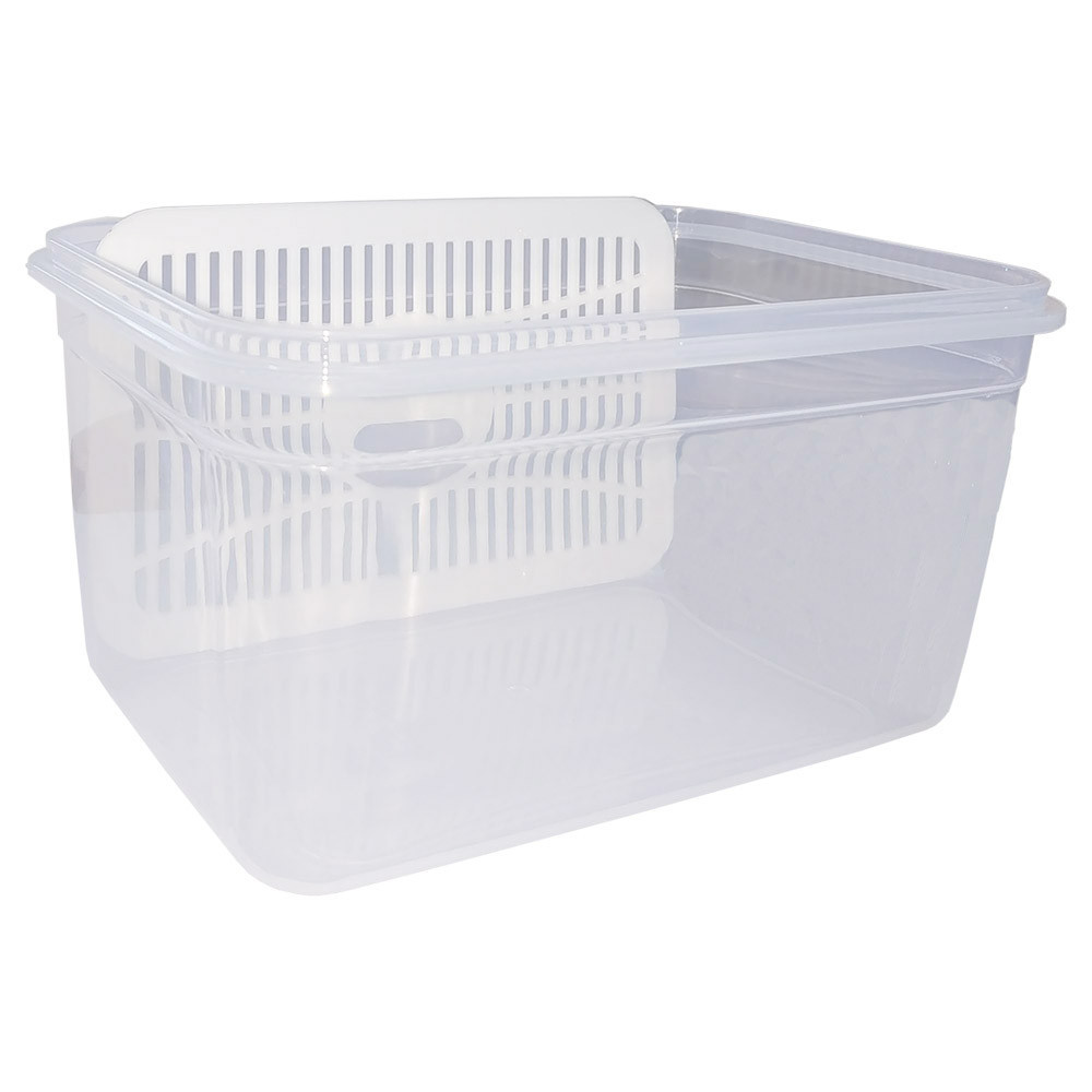 Контейнер Fresh Box прямоугольный 2,4 л прозрачный Irak Plastik Київ - зображення 4