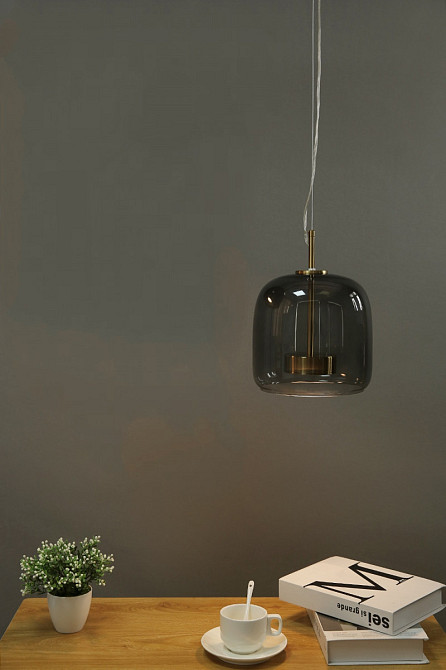 Люстра стельова LED BS11/1-k Латунь 45-150х22х22 см. Київ - зображення 1