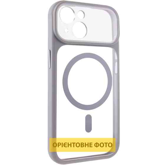 Чехол TPU+PC GETMAN Moon Clear with MagSafe для Apple iPhone 14 (6.1") Херсон