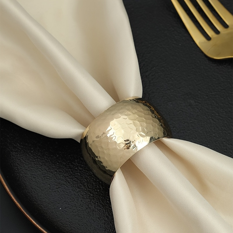 Набор колец для салфеток Leeseph Gold 6 шт Mv077 Одесса - изображение 1