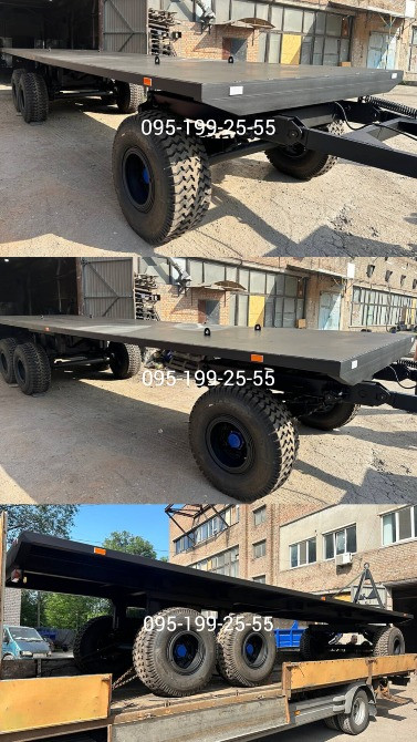 Причіп-платформа 3ПТС-12 під ємність 12 - 16 куб.м. Причіп-платформа 3ПТС-20 Дніпро - зображення 2