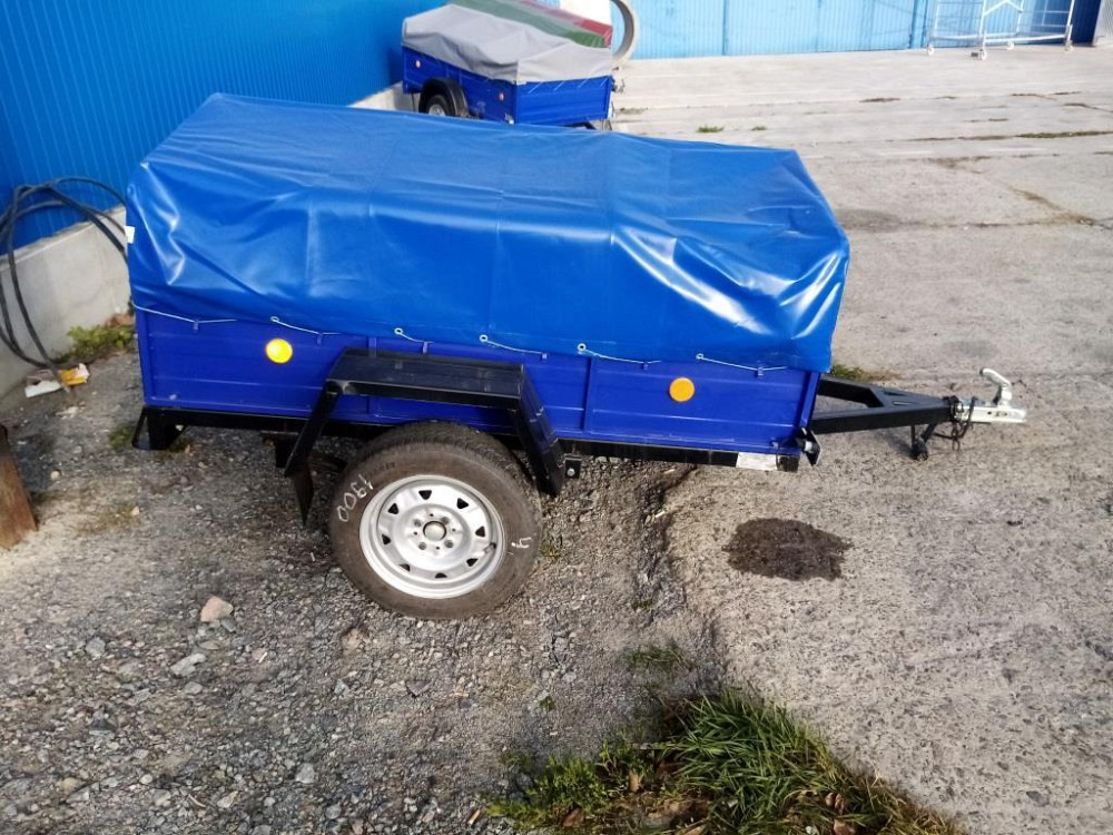 Тент на легковий причіп Павам 1,70 х 1,20 ПВХ Єврофура Баришівка - зображення 1