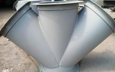 Ввод двойной д. 200 мм, 45 град., ввод двухсторонний самотечный Київ - зображення 10