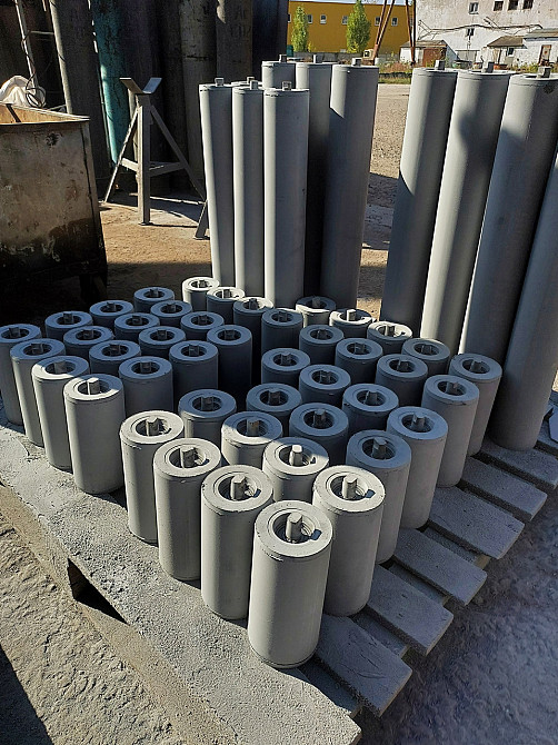 Ролик конвейерный усиленный  57х600 , ролики транспортерные Київ - зображення 9