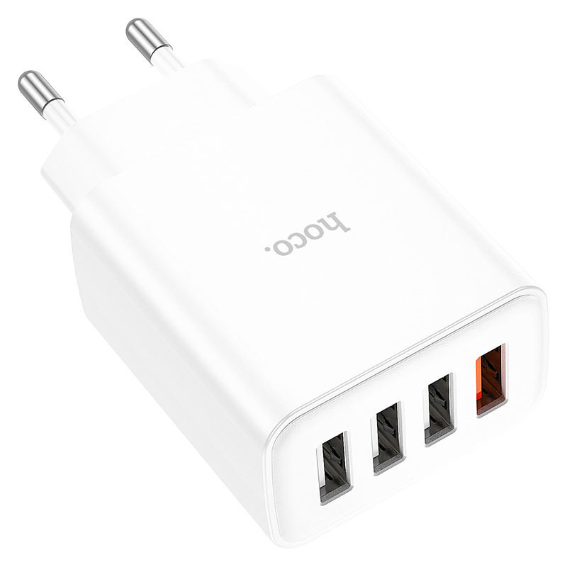 СЗУ Hoco C102A Fuerza QC3.0 (4USB-A) Херсон - зображення 4