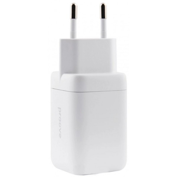 Мережевий зарядний пристрій Proove Silicone Power 40W (Type-C + Type-C) White (WCSP4020002) (Код тов Харьков - изображение 2