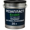 Праймер РЕЗАПЛАСТ Ecobit покрівельний для швів гумово-бітумна ТУ 21-27-105-83 20 л Днепр