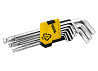 Ключи шестигранные с шариком MASTERTOOL CrV 1,5-10 мм 74/172 мм набор 9 шт 75-0957 Харьков