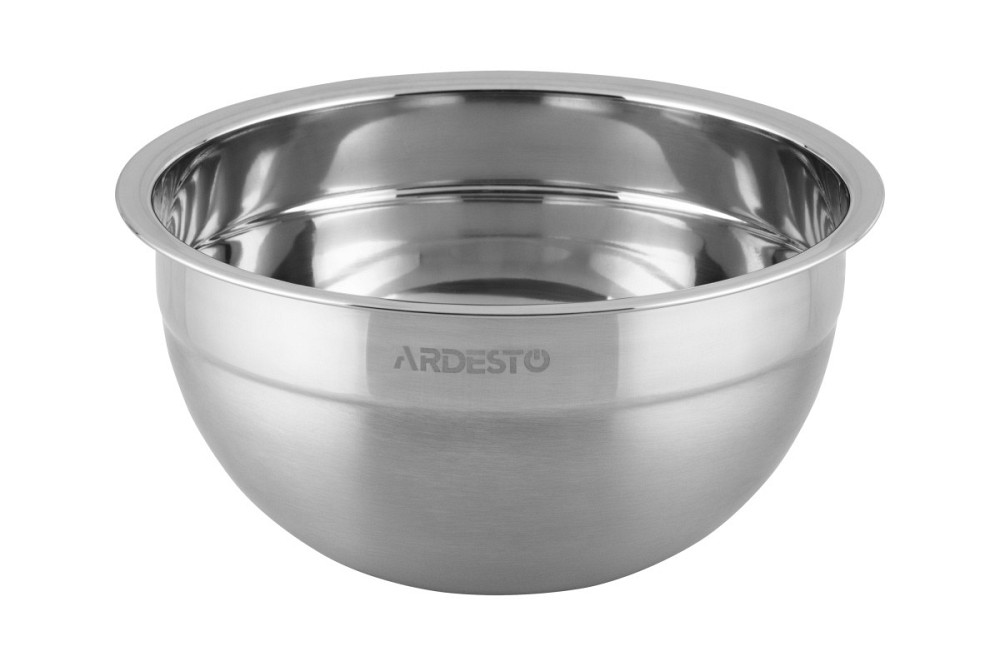 Миска Ardesto Gemini AR-1626-SS 26 см срібляста Киев - изображение 1