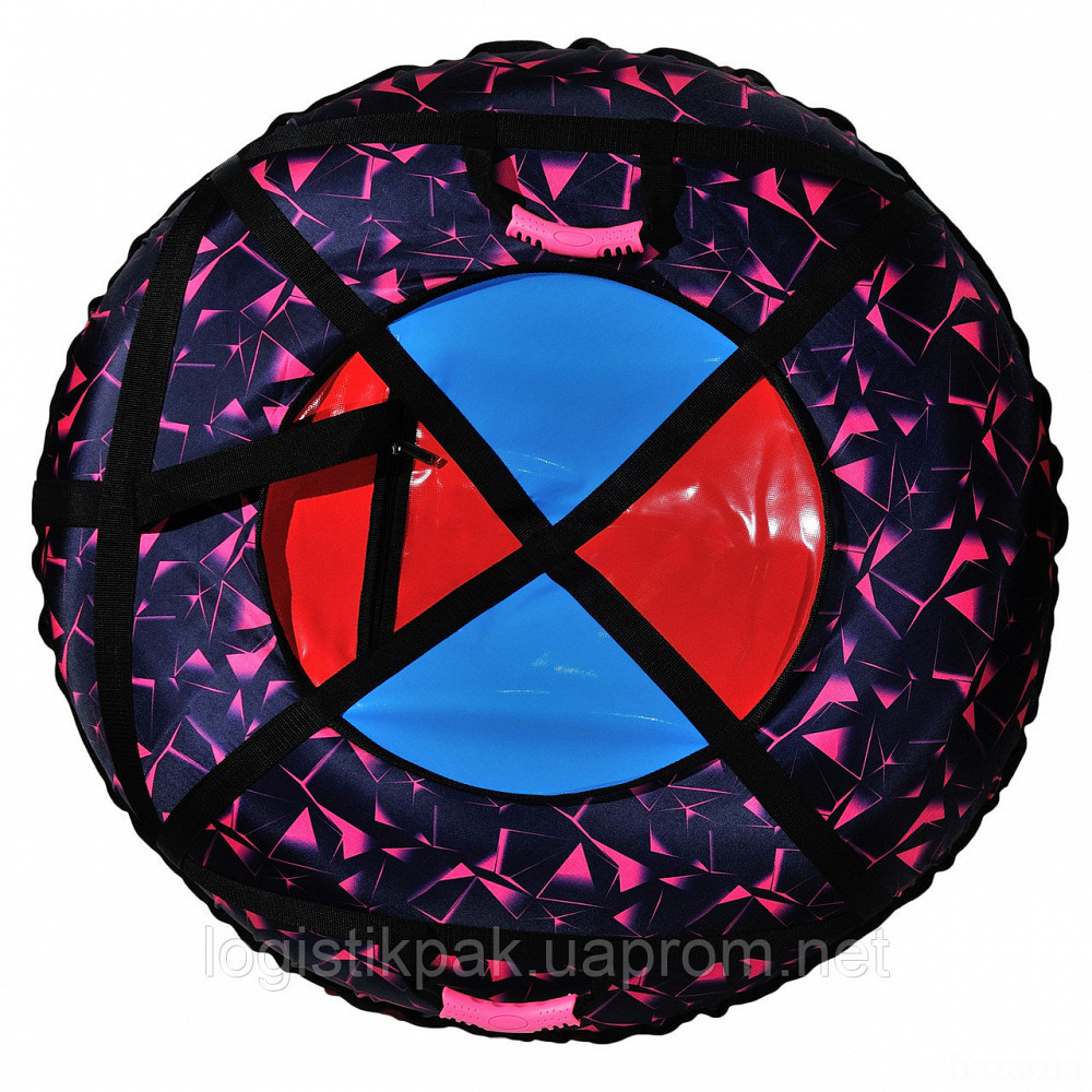 Тюбинг 100 см "Розовый лед" (Оксфорд, ПВХ) Харьков - изображение 3