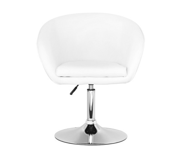 Крісло Мурат біла екошкіра Дніпро - зображення 2