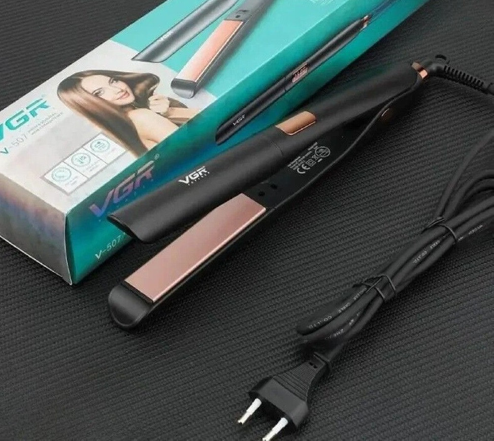 Выпрямитель для волос VGR V-507 55 Вт черный Київ - зображення 4