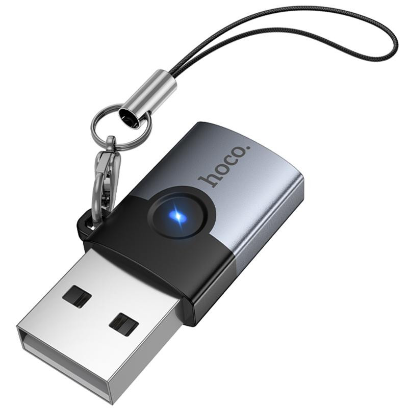 Переходник Hoco UA46B USB Male to Type-C Female USB3.0 Херсон - зображення 1
