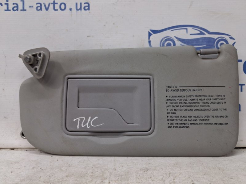 Козырек солнцезащитный левый Hyundai Tucson 2004-2009 852012E610LO (Арт. 62994) Київ - зображення 1