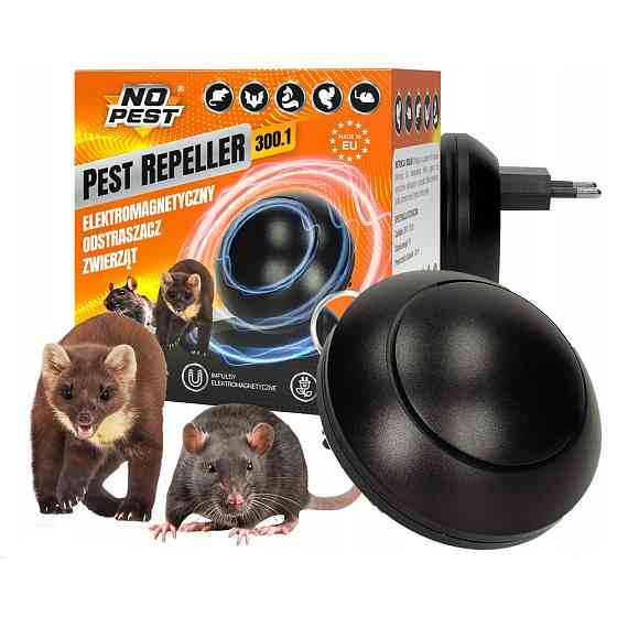 Отпугиватель грызунов и насекомых No Pest-X 300.1 электромагнитный черный 130 кв.м. Одеса
