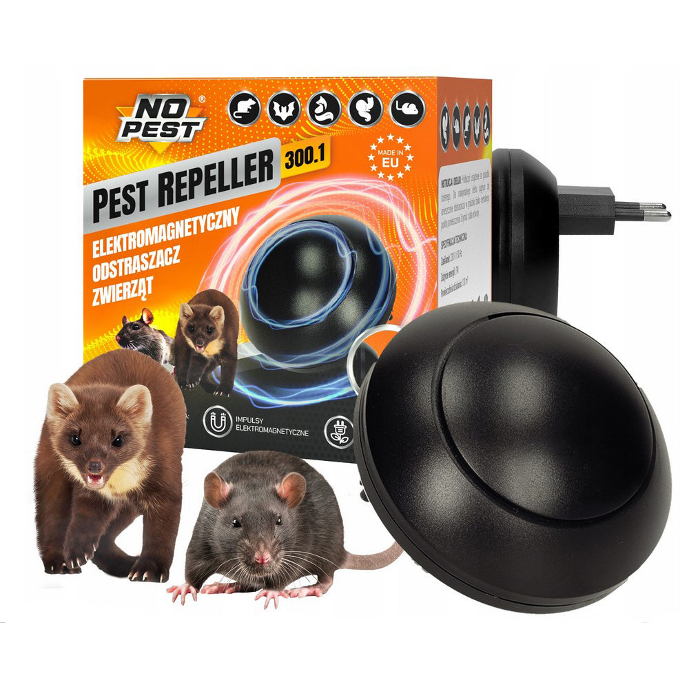 Отпугиватель грызунов и насекомых No Pest-X 300.1 электромагнитный черный 130 кв.м. Одеса - зображення 2