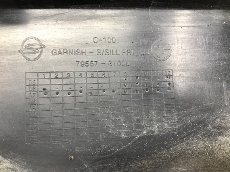 Накладка порога внешняя левая SsangYong Kyron 2005-2016 7955731000 (Арт. 57777) Киев - изображение 5