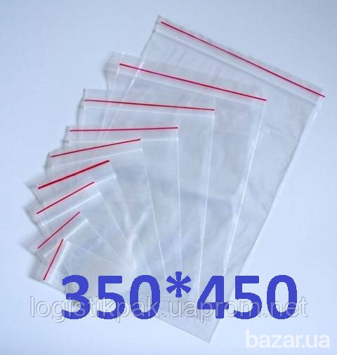 Пакет Зиплок 350x450 Харків - зображення 2