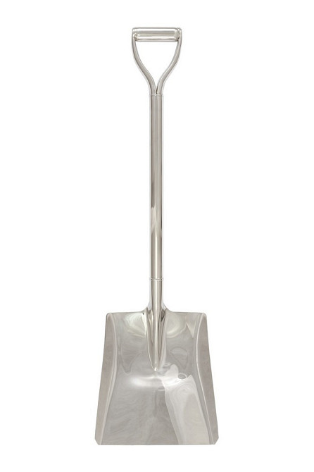 Лопата совковая MASTERTOOL 255х303х970 мм из нержавеющей стали с ручкой и держаком 14-6275 Харків - зображення 1