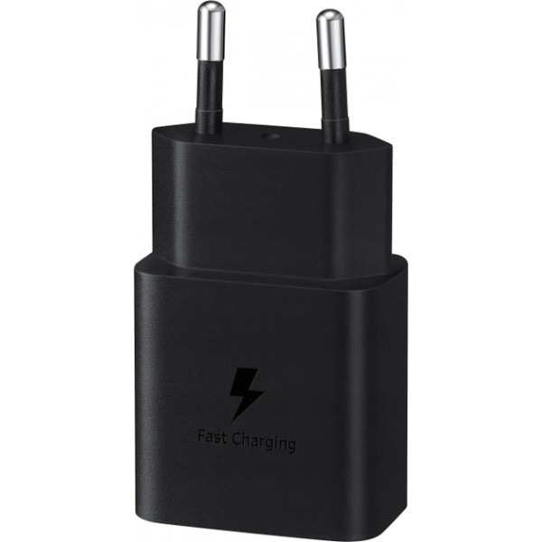 Мережевий зарядний пристрій Samsung Power Adapter 15W Type-C + cable Type-C Black (EP-T1510XBEGEU) Харків - зображення 2