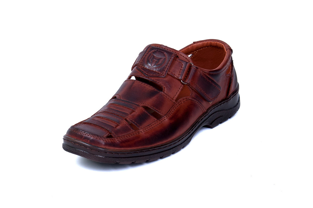 Мужские кожаные летние туфли Matador Brown Київ - зображення 12