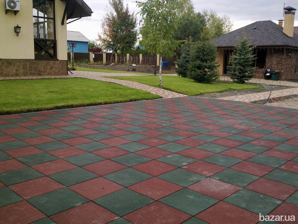 Резиновое напольное покрытие для детских площадок Київ - зображення 12