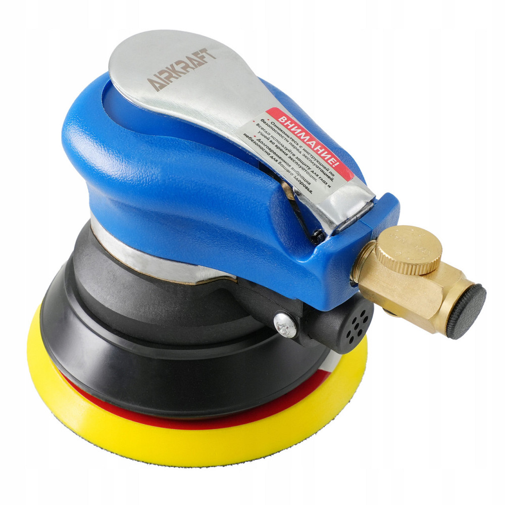 Шлифмашинка пневматическая орбитальная 125 мм (запасной диск) AIRKRAFT AT-980-5 Харьков - изображение 6