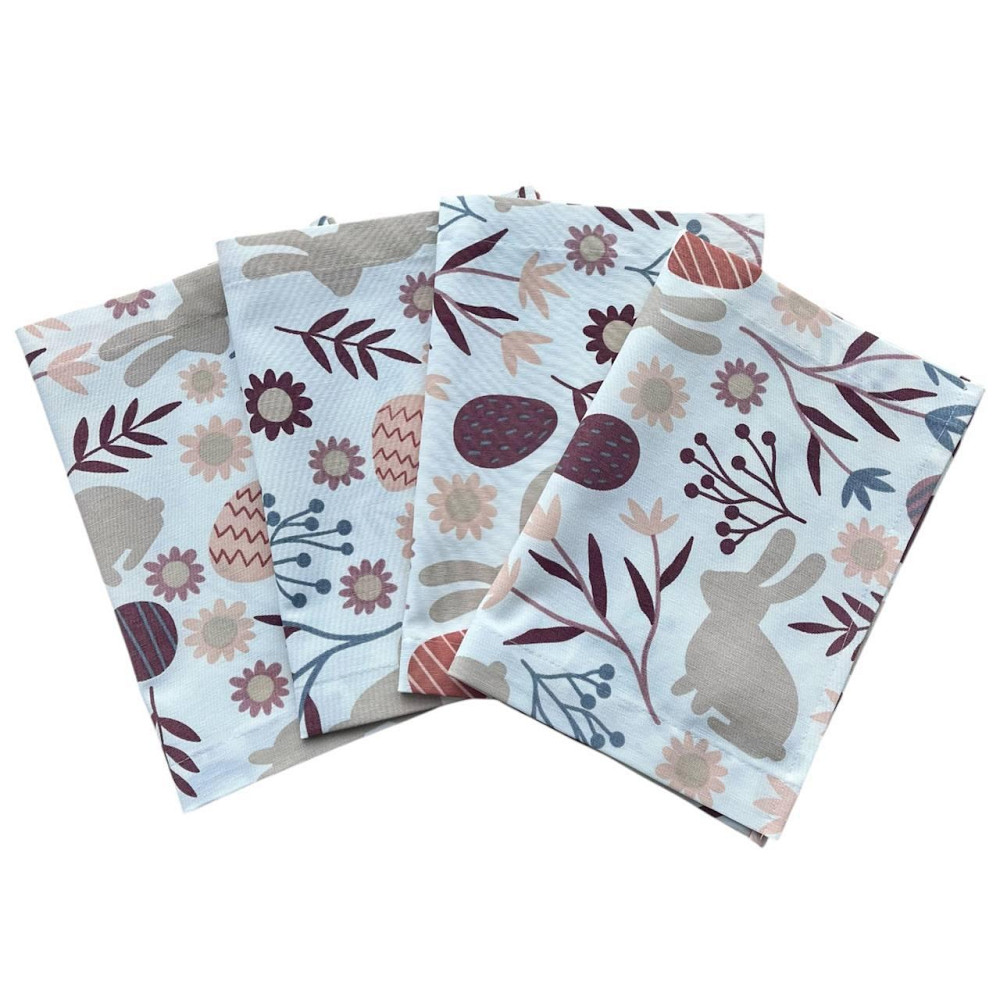 Салфетки Пасхальный Кролик 4 штуки бежевые Одеса - зображення 2