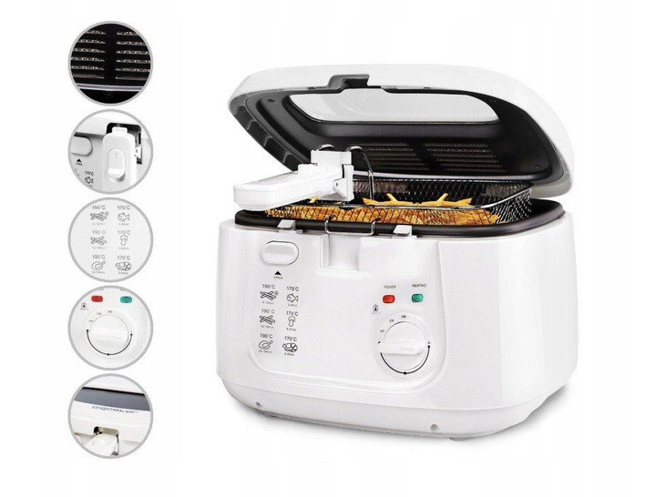 Фритюрниця Esperanza Spring Roll EKG012 2,5 л 1800 Вт Київ - зображення 1