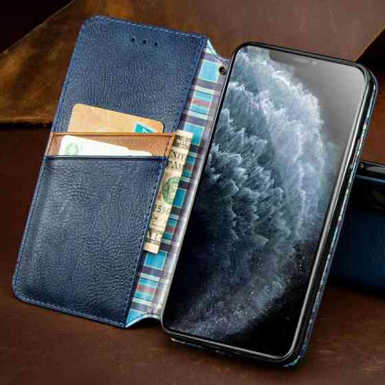 Кожаный чехол-книжка GETMAN Cubic (PU) для Xiaomi Redmi 9C Херсон