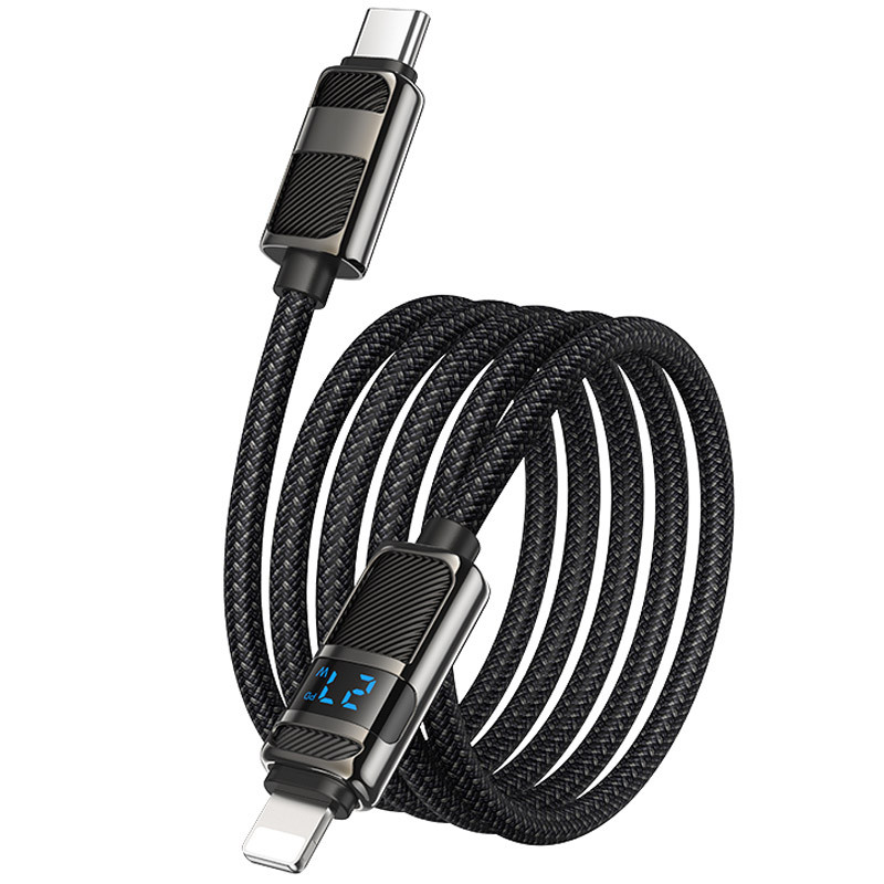 Уценка Дата кабель Hoco U137 Line with display Type-C to Lightning 27W (1.2m) Херсон - зображення 5