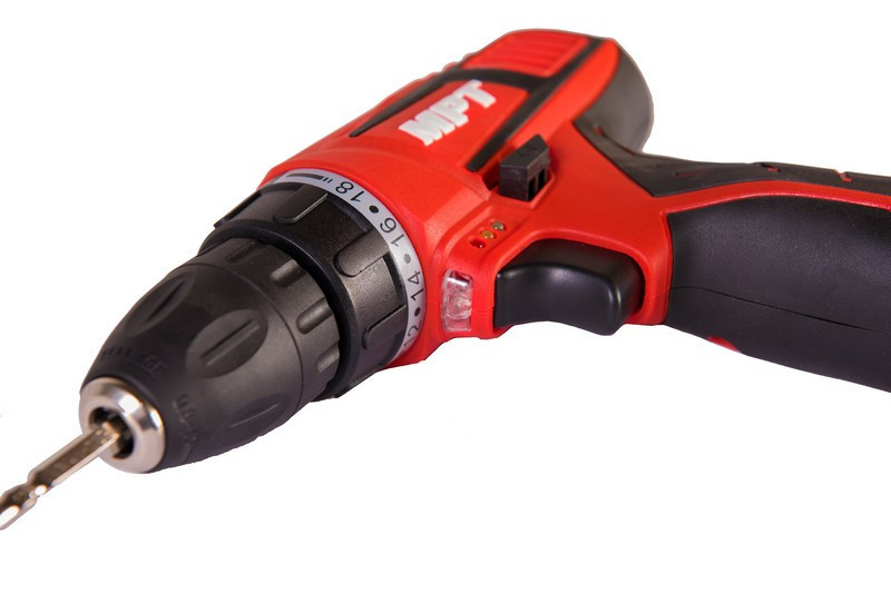 Дрель-шуруповерт аккумуляторная MPT 12 V Li-ion 1.5 Ач 2 скорости 0-400/1450 об/мин 10 мм 2 АКБ кейс Харків - зображення 7