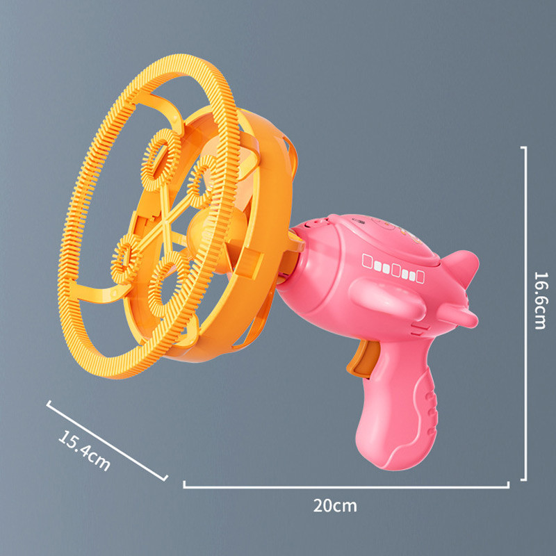 Пистолет для мыльных пузырей H035 Bubble Gun с пропеллером 2in1 + bottle 250ml Херсон - зображення 6