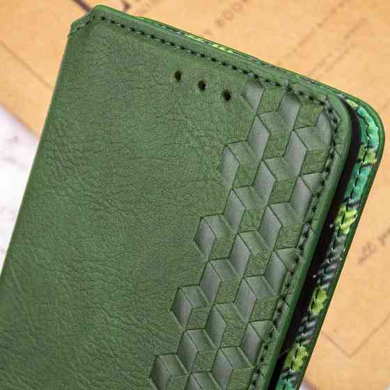 Кожаный чехол-книжка GETMAN Cubic (PU) для Xiaomi Redmi Note 14 4G (Europe version) Херсон