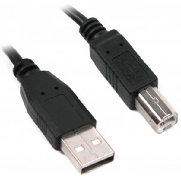 Кабель для принтера Maxxter USB to USB Type-B V 2.0 (M/M) AM/BM 3 м Black (U-AMBM-10) Харків - зображення 1
