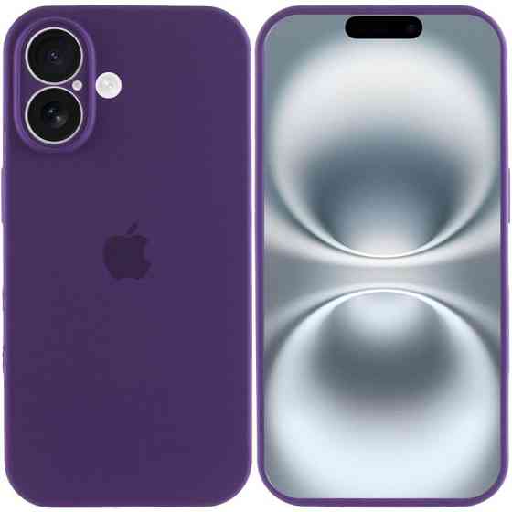 Чехол Silicone Case Full Camera Protective (AA) для Apple iPhone 16 Plus (6.7") Херсон