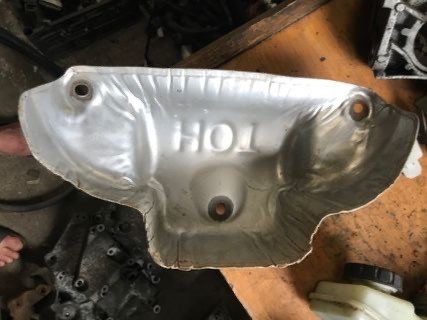 Бу защита выпускного коллектора Chery Jaggi Kimo 473H-1008140 оригинал Кропивницкий - изображение 2