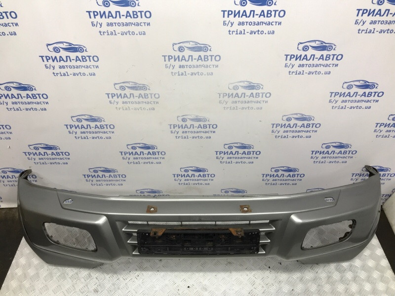 Бампер передний Mitsubishi Pajero Wagon 3 3.2 ДИЗЕЛЬ 4M41 1999 (б/у) Київ - зображення 2