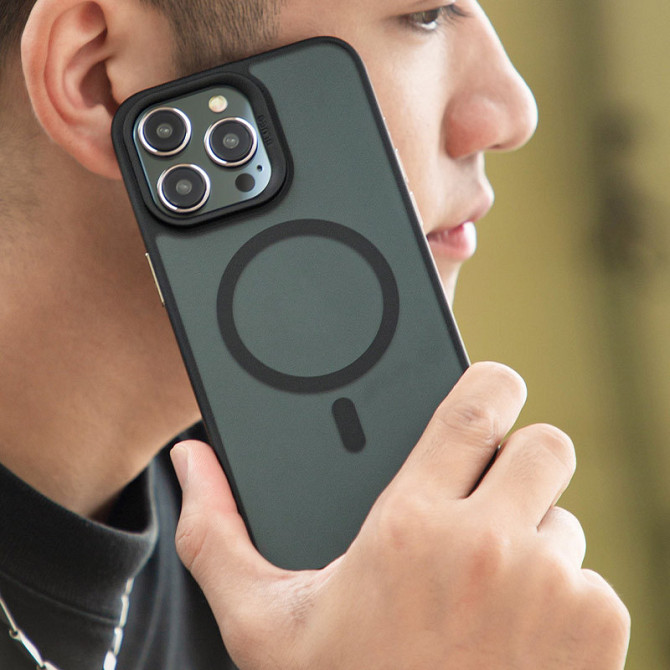 TPU+PC чехол Blueo Skin Friendly Frosted with MagSafe для Apple iPhone 13 Pro Max (6.7") Херсон - зображення 3