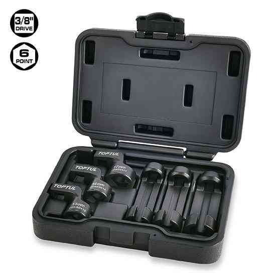 Набор головок для снятия датчиков температуры выхлопных газов 6ед. TOPTUL JGAI0604 Харків