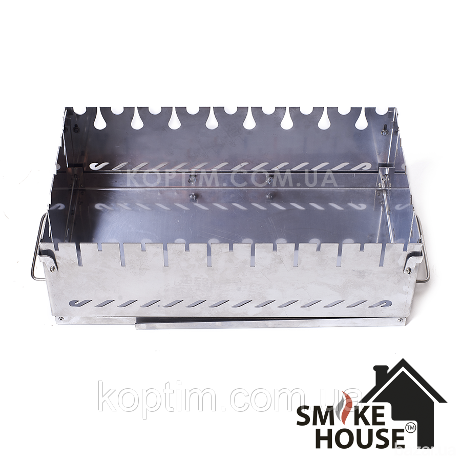 Раскладной мангал из нержавеющей стали Smoke House Case8 DeLuxe Харьков - изображение 4